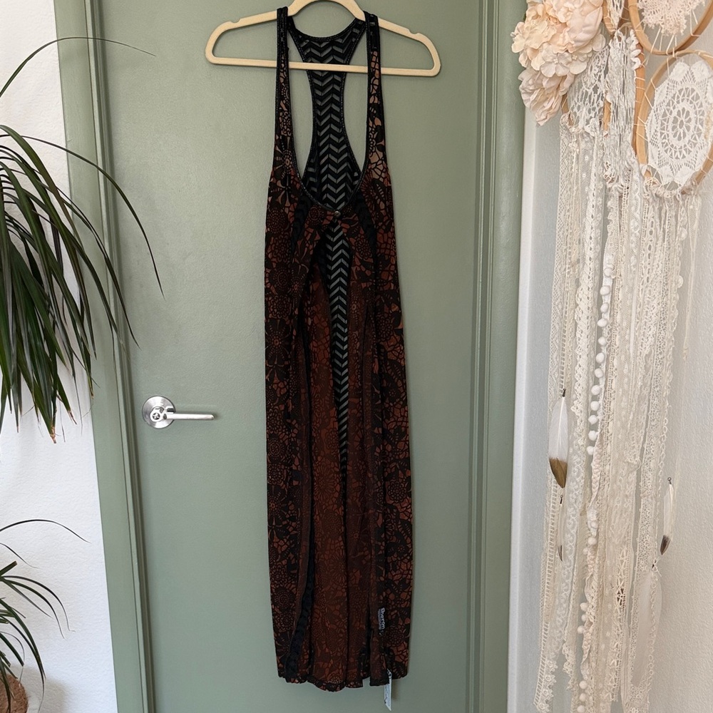 Sheer Boho Duster Vest | Sleeveless Open Layer w/ Cutout Back